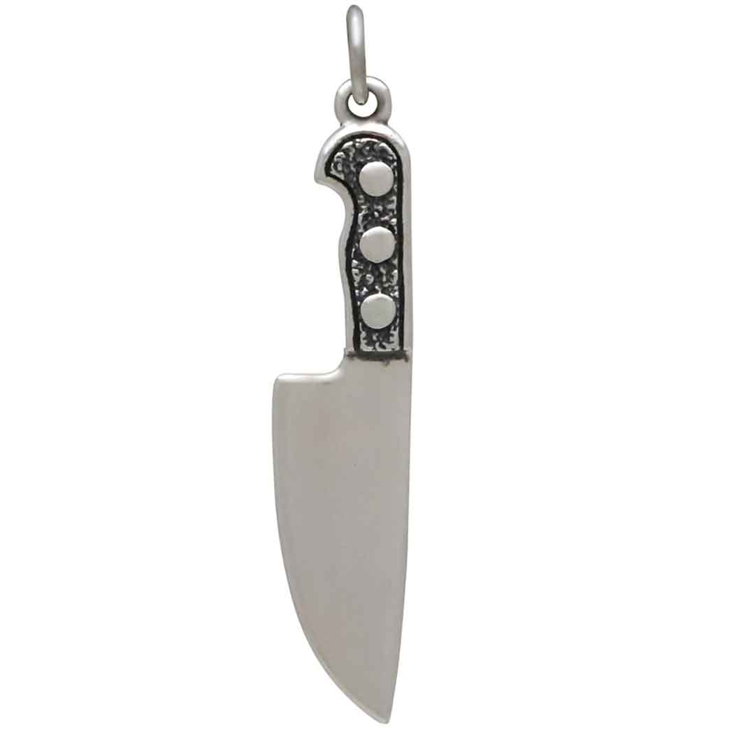 Sterling Silver Large Kitchen Knife Charm - Tia Tynette Designs