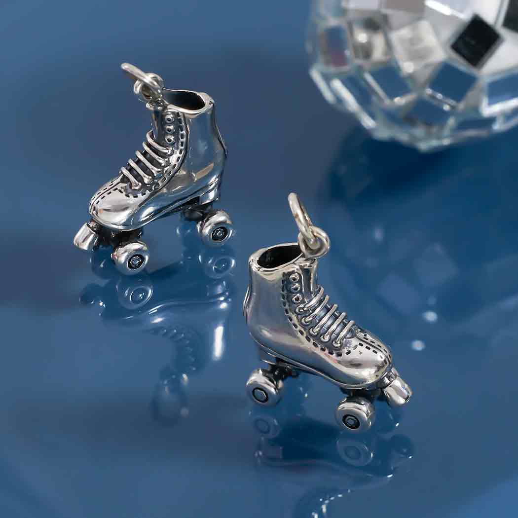 Sterling Silver Roller Skate Charm - Tia Tynette Designs