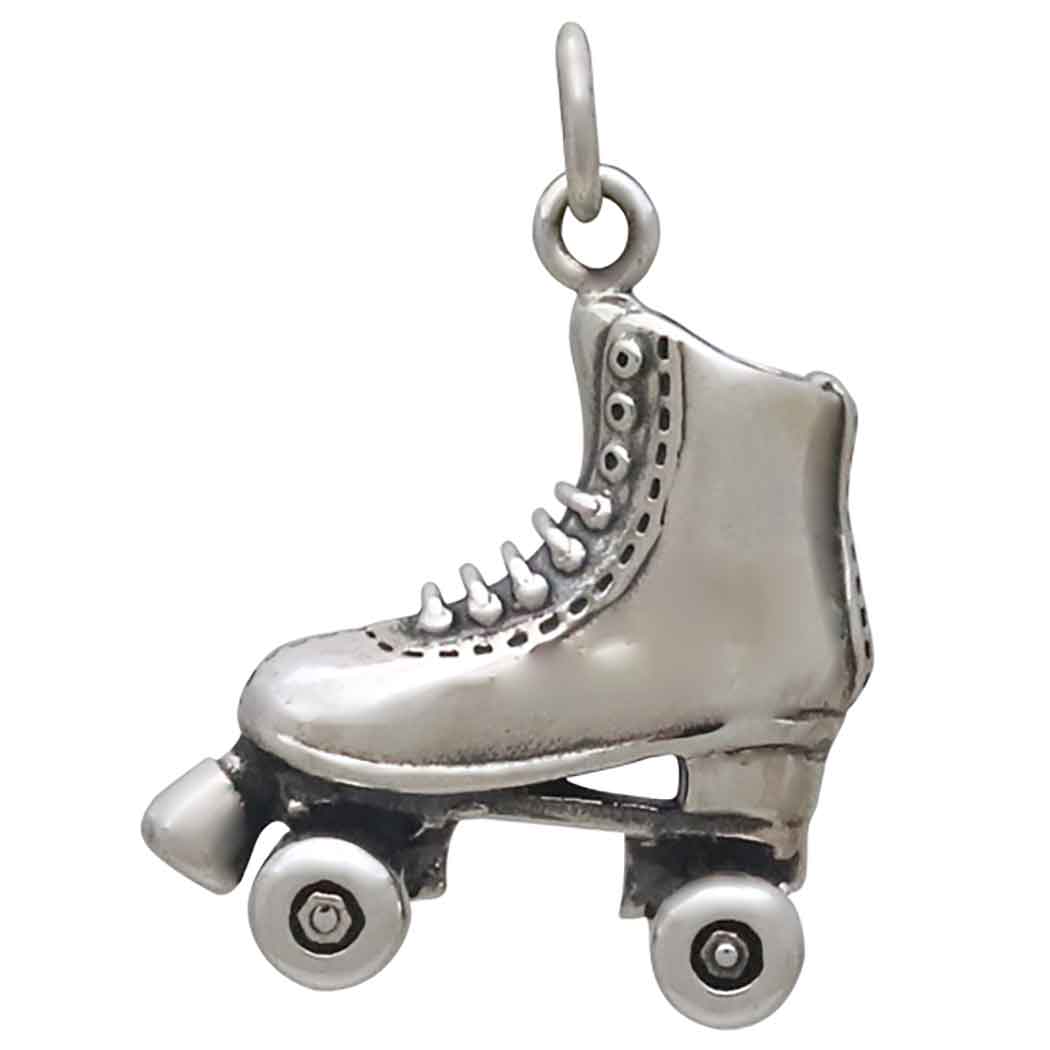 Sterling Silver Roller Skate Charm - Tia Tynette Designs
