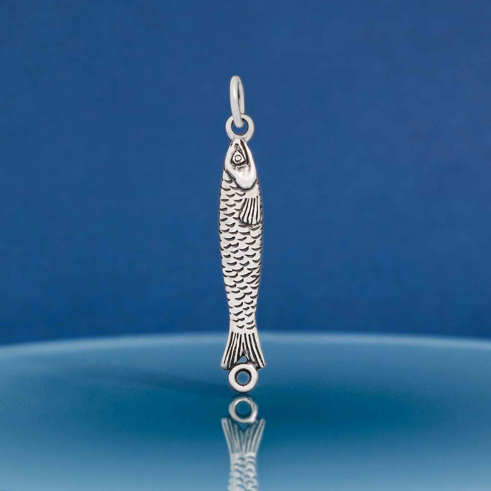 Sterling Silver Sardine Link - Poppies Jewelry