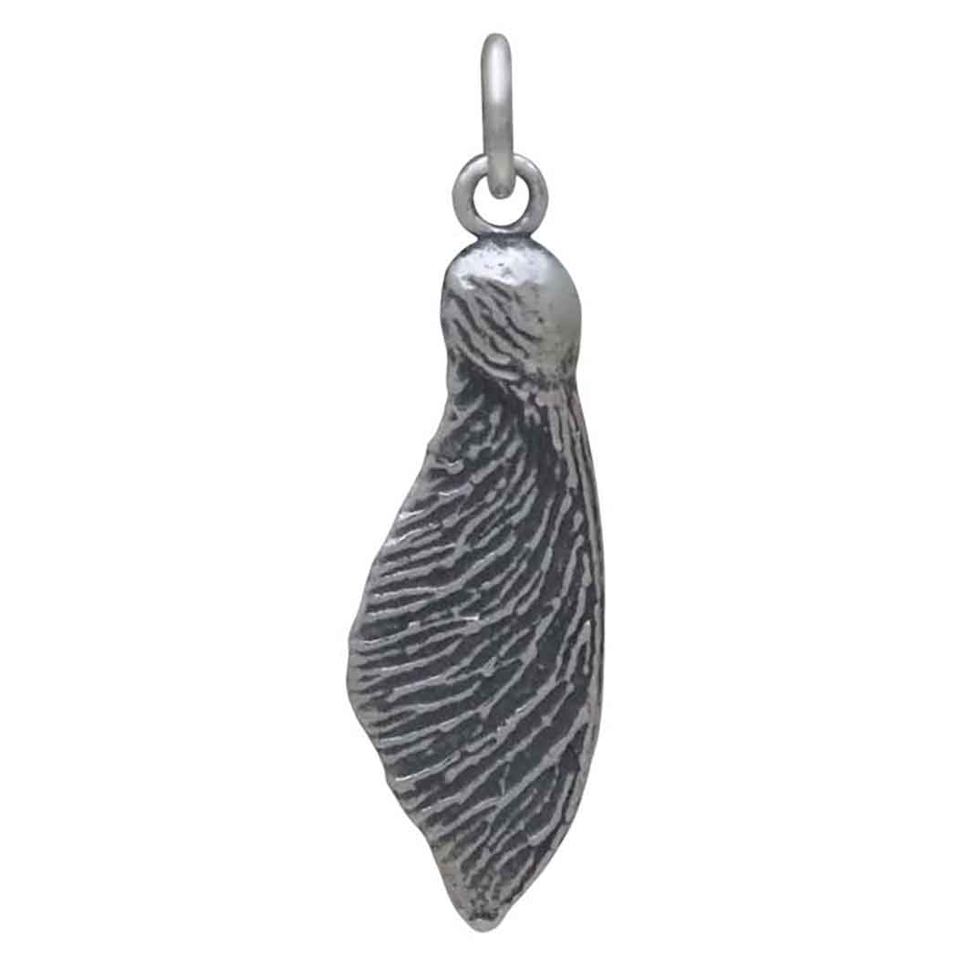 Sterling Silver Single Maple Seed Pod Charm Tia Tynette Designs