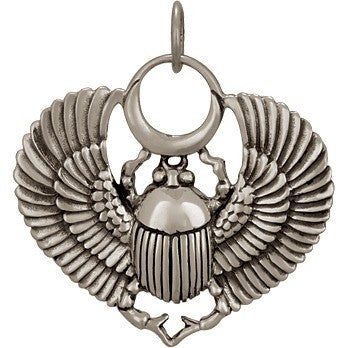 Egyptian Scarab with Wings Pendant - Poppies Beads n' More