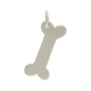Dog Bone Charm - Stamping Blank - Poppies Beads n' More