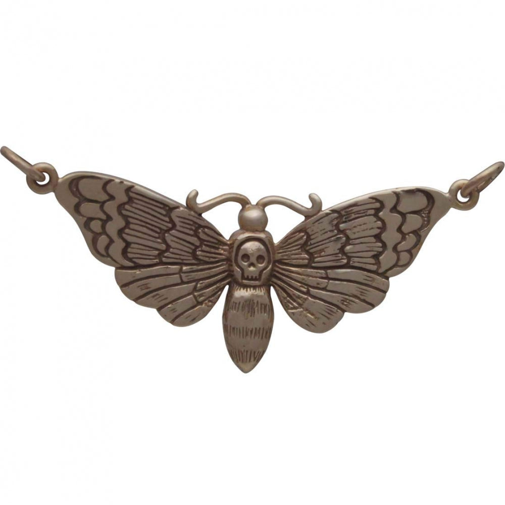Deaths Head Moth Charm - Poppies Beads n' More