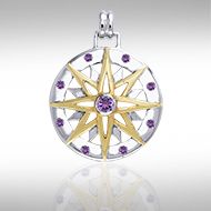 Wander Through My Compass Pendant - Poppies Beads n' More