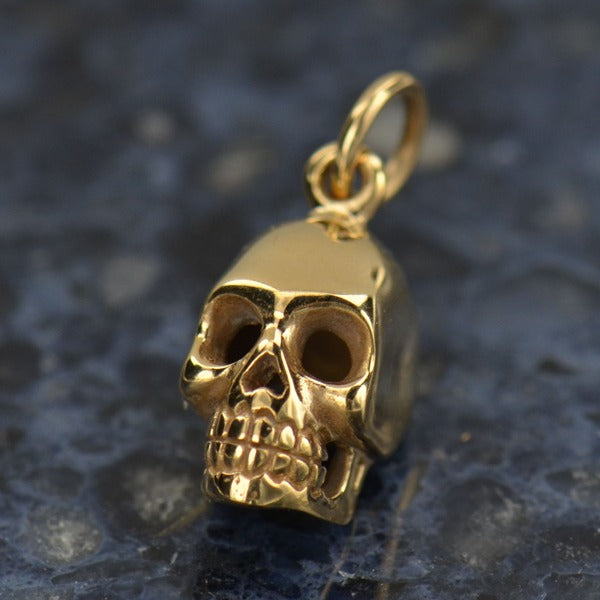 Skull Charm - Poppies Beads n' More