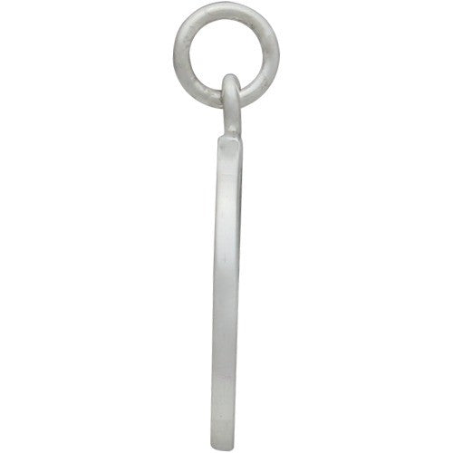 Sterling Silver Openwork Mountain Charm