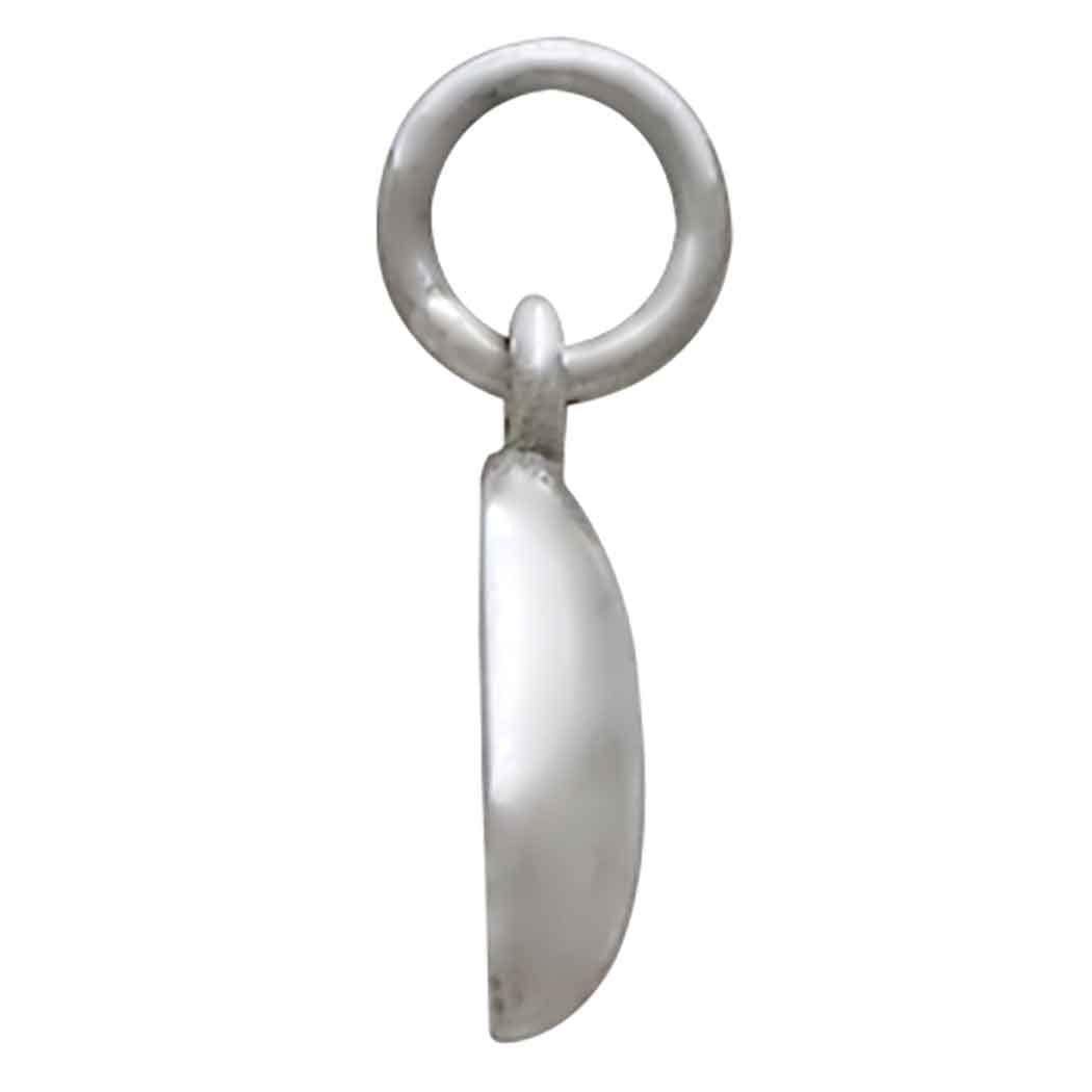 Sterling Silver Small Puffy Heart Charm - Tia Tynette Designs