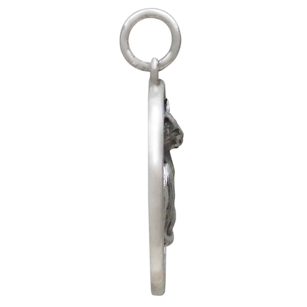 Sterling Silver Cat Lady Charm