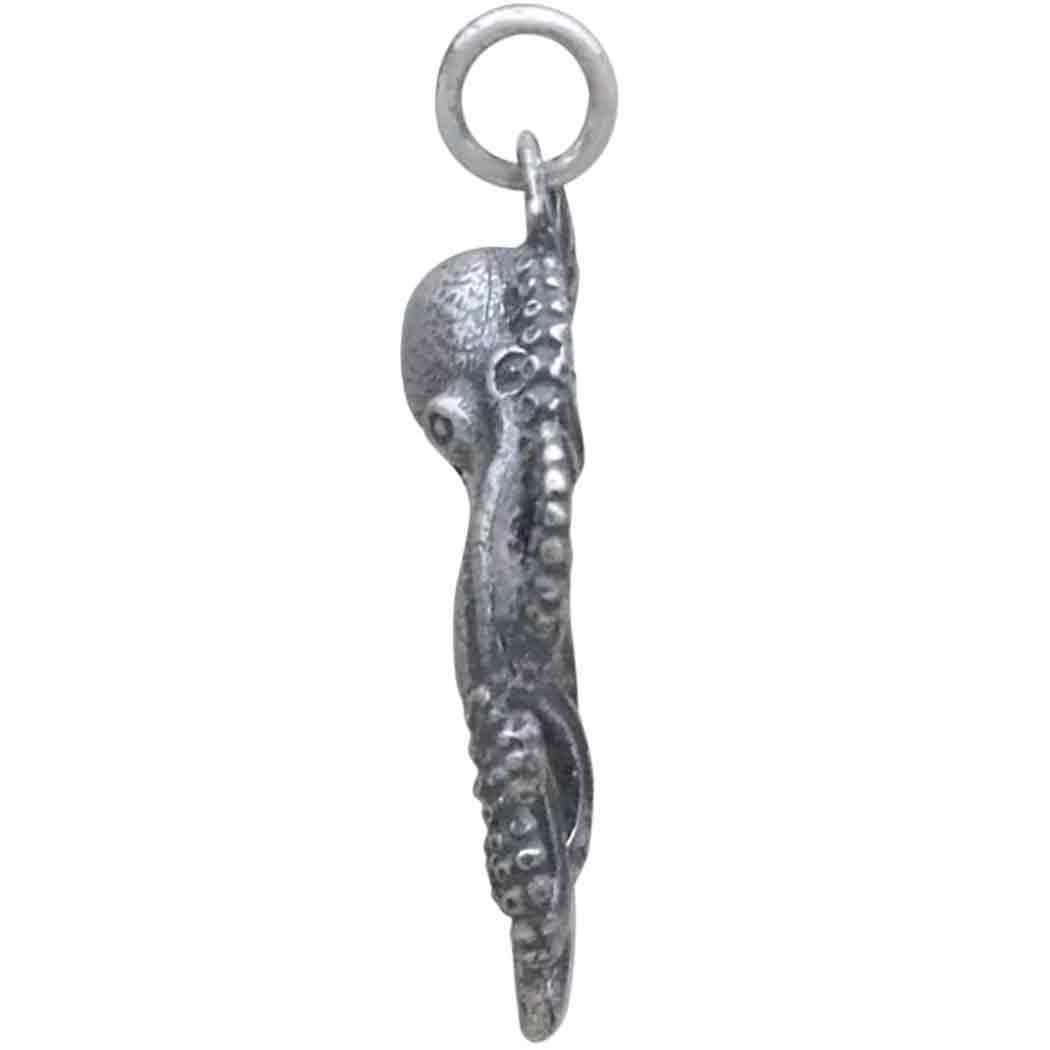 Detailed Octopus Charm