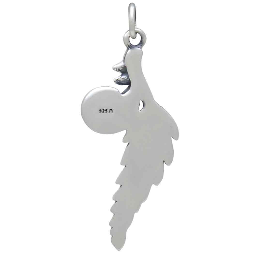 Sterling Silver Fern Pendant - Poppies Jewelry