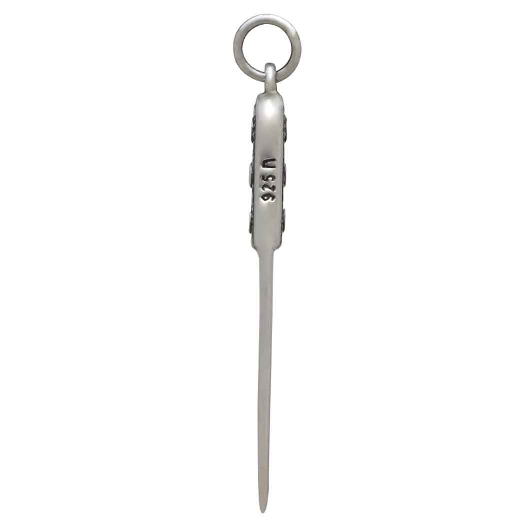 Sterling Silver Large Kitchen Knife Charm - Tia Tynette Designs