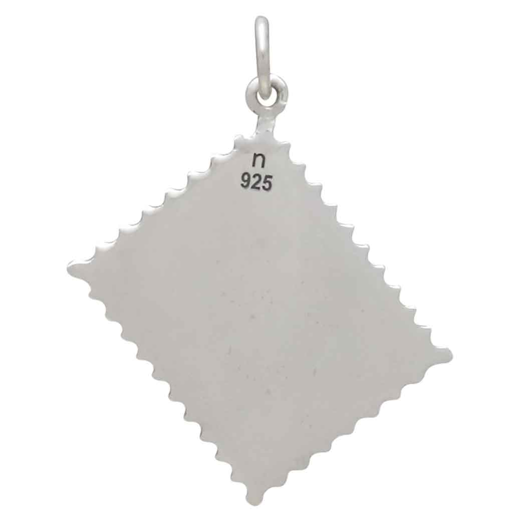 Sterling Silver Love Forever Stamp Charm
