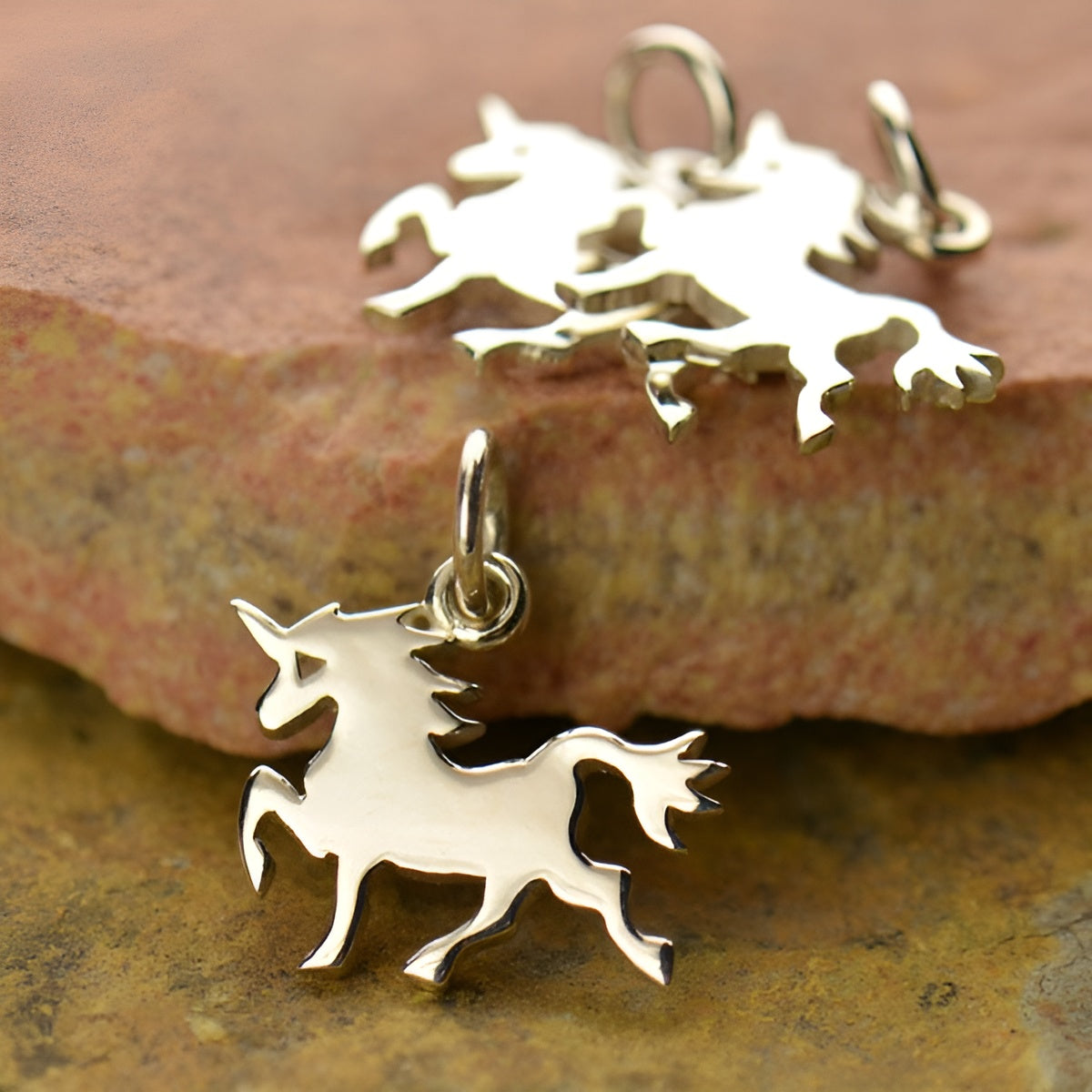 Sterling Silver Unicorn Charm - Tia  Tynette Designs