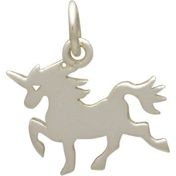Sterling Silver Unicorn Charm - Tia  Tynette Designs