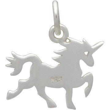 Sterling Silver Unicorn Charm - Tia  Tynette Designs