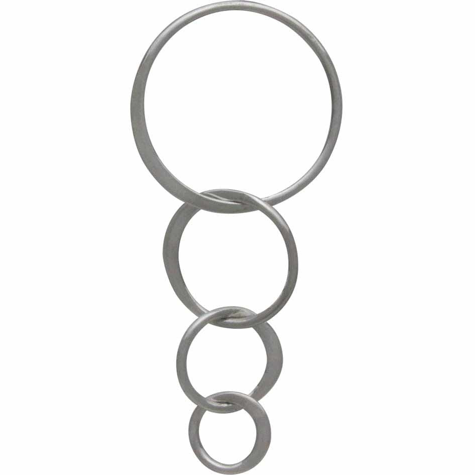 Four Circles of Life Link Pendant - Poppies Beads n' More