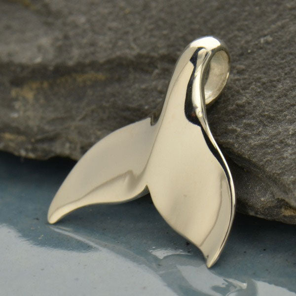 Whale Tail Charm - Poppies Beads n' More