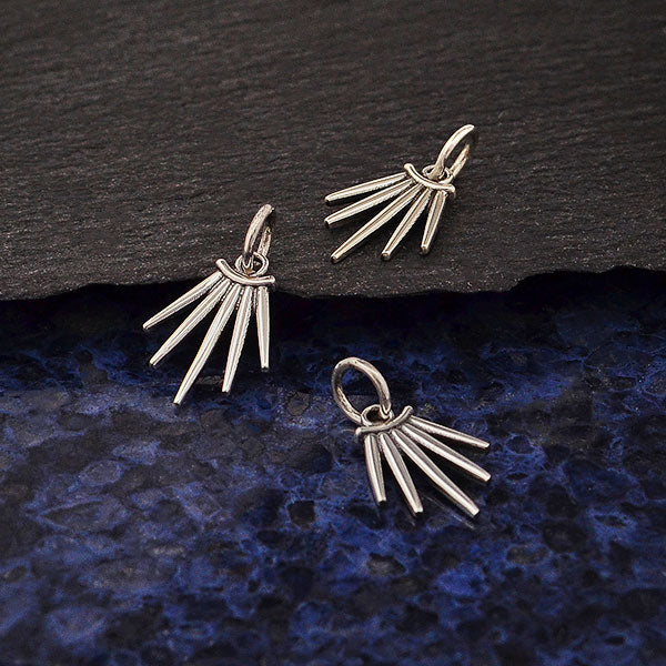 Five Spike Charm - Poppies Beads n' More