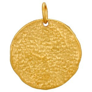 Ancient Coin Charm - Lion Head - Poppies Beads n' More