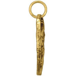 Ancient Coin Charm - Lion Head - Poppies Beads n' More