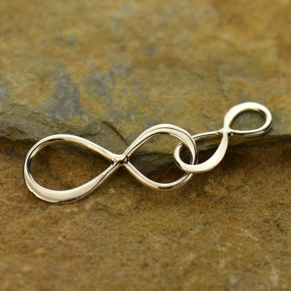 Big and Little Infinity Link - Poppies Beads n' More