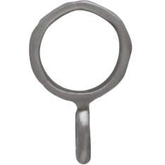 Silver Pendant Bail with Front Facing Open Ring - Poppies Beads n' More