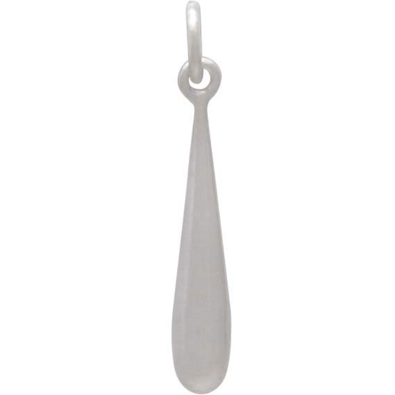 Solid Teardrop Charm - Poppies Beads n' More
