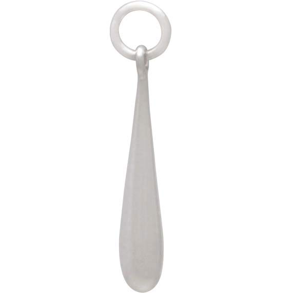 Solid Teardrop Charm - Poppies Beads n' More