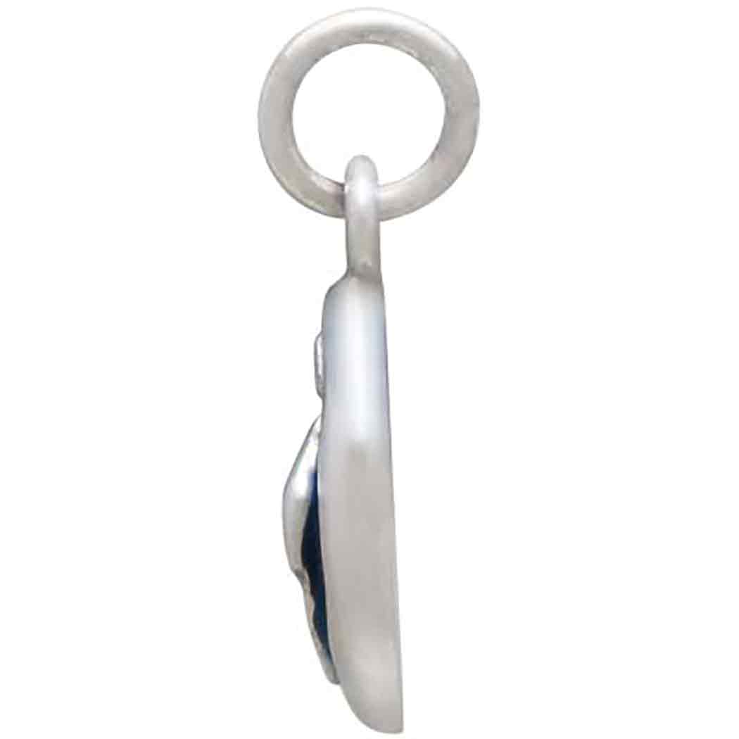 Sterling Silver Yoni Charm - Poppies Beads n' More