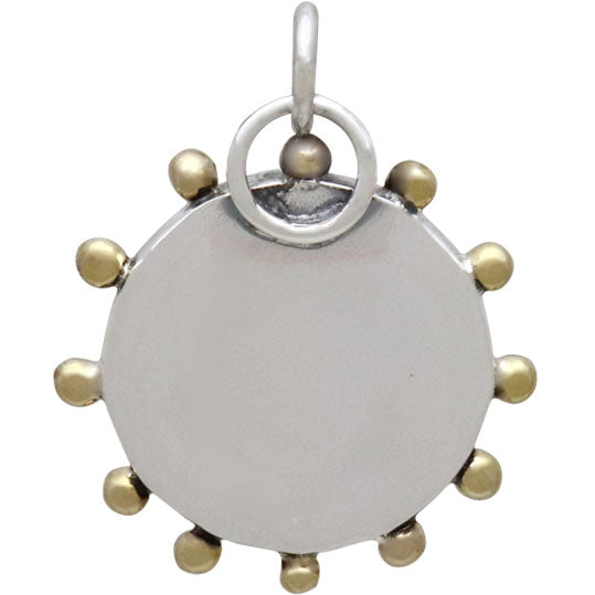 Sterling Silver Mirror Charm with Shadowbox Frame - Poppies Beads n' More